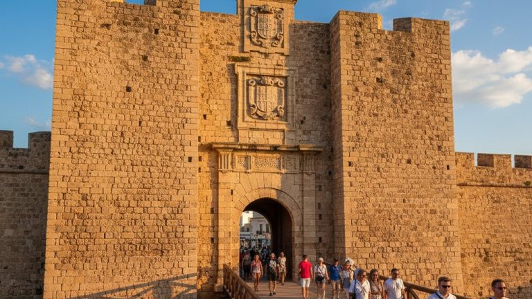 Portal de ses Taules entrance to Dalt Vila fortress in Ibiza