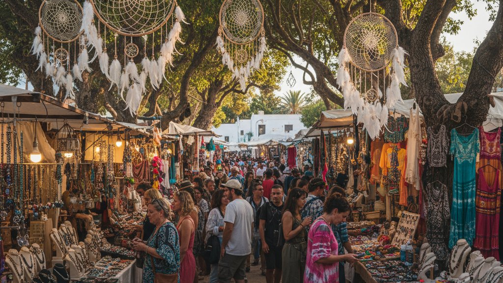 12 Planes en Ibiza Ciudad Mas Alla de las Discotecas 1 Mercadillo hippie de Las Dalias en Ibiza con artesania y ambiente bohemio